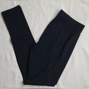 HELMUT LANG Navy Casual Mid-Rise Leggings - Size M